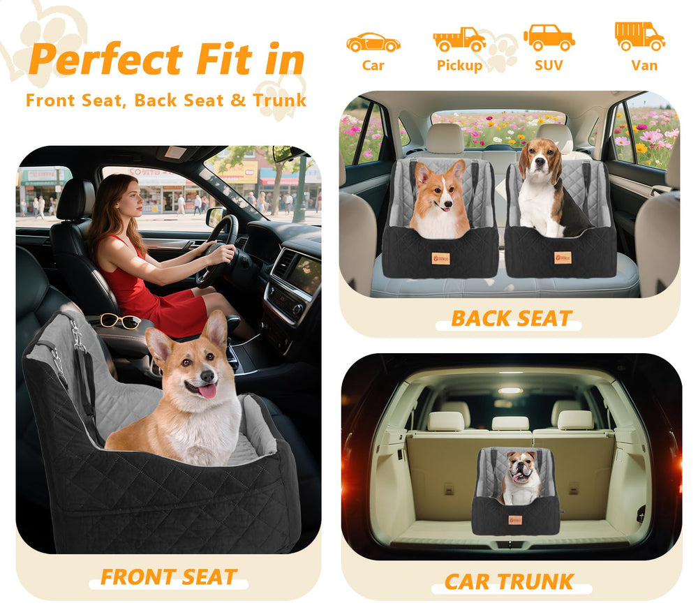 CESOO waterproof base protects your vehicle from accidents and spills.