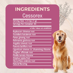 Cessorex dog coat shine improves appearance and vitality