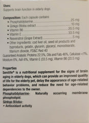Ceva Senilife hand-dosing demonstrates easy administration for pet owners.