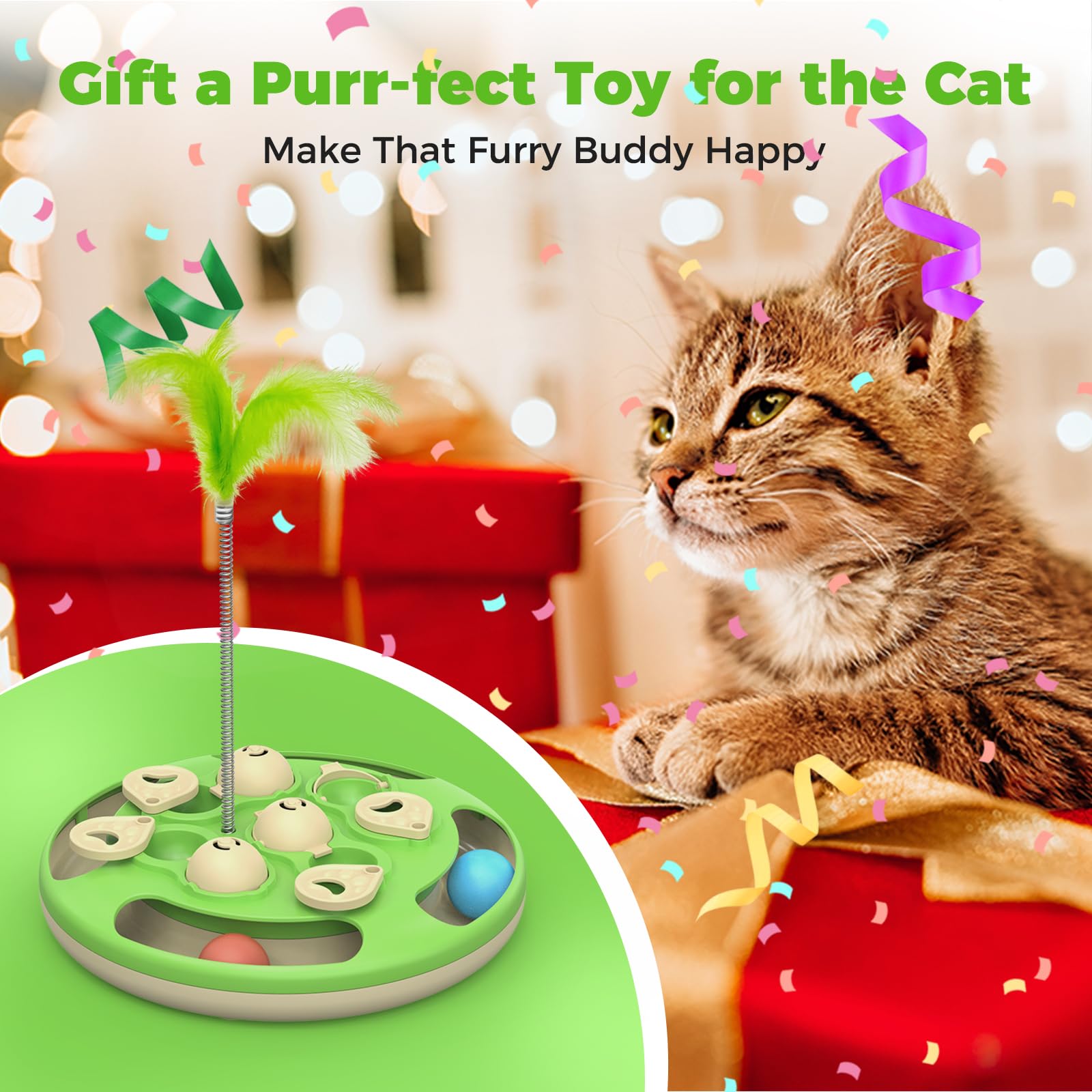 CGBD cat puzzle arrives ready to use right out of the box.