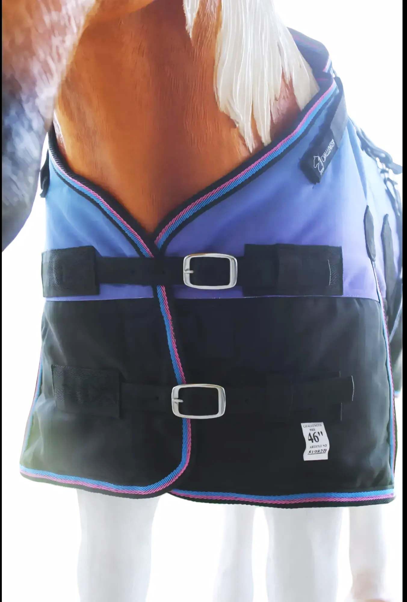 CHALLENGER 36in foal blanket ombre tie-dye design adds style