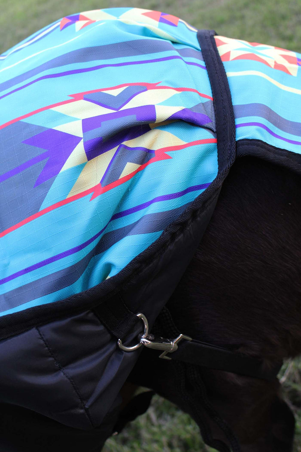 CHALLENGER 54-inch miniature blanket back view showing durable stitching for daily wear