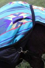 CHALLENGER 54-inch miniature blanket back view showing durable stitching for daily wear