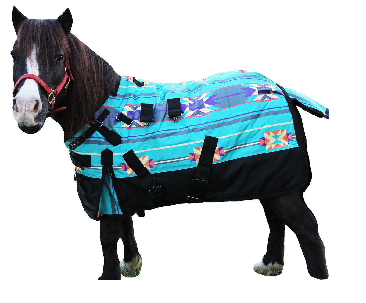 CHALLENGER 54-inch miniature blanket front view with waterproof breathable protection for foals
