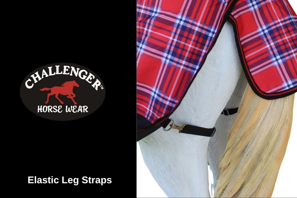 CHALLENGER fleece padding at the withers adds comfort during wear.