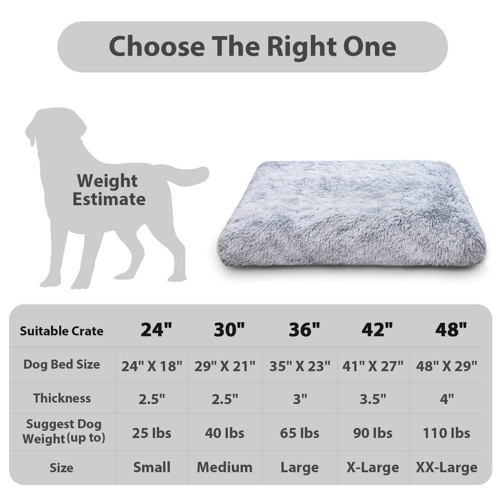 CHAMPETS grey dog bed fits indoors or on the couch for cozy lounging