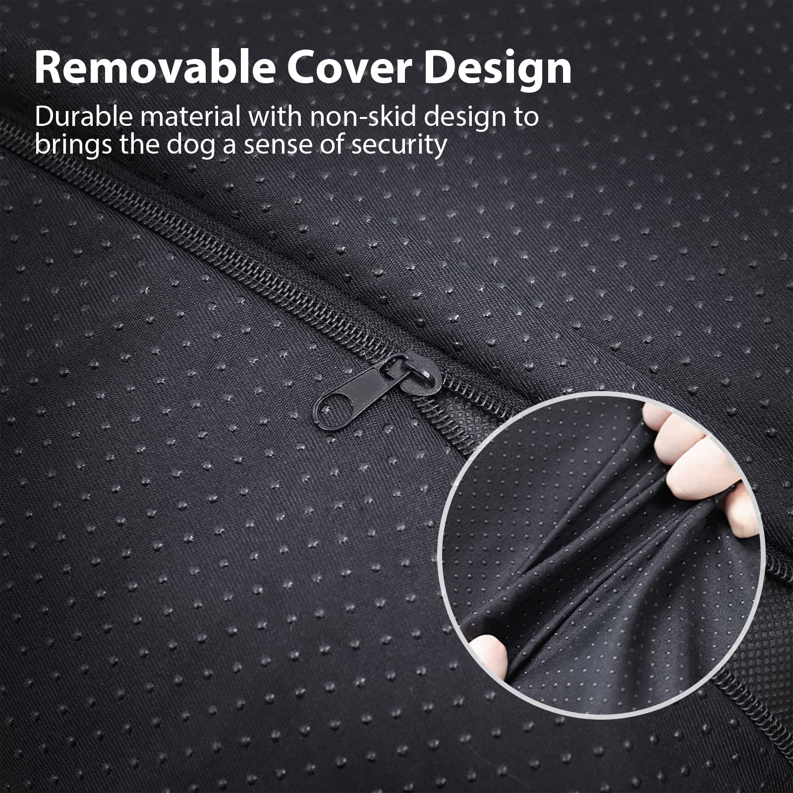 CHAMPETS bed machine-washable cover simplifies cleaning without losing shape or color