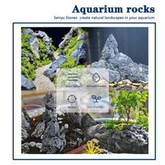 ChaoLeHo Seiryu stone terrarium scene with earthy tones and texture