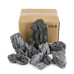 ChaoLeHo Seiryu stone with unique pattern enhances aquarium aesthetics.