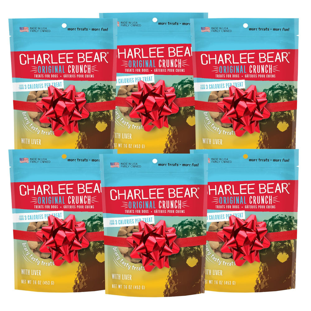Charlee Bear Liver Training Treats front pack—great training reward for dogs.