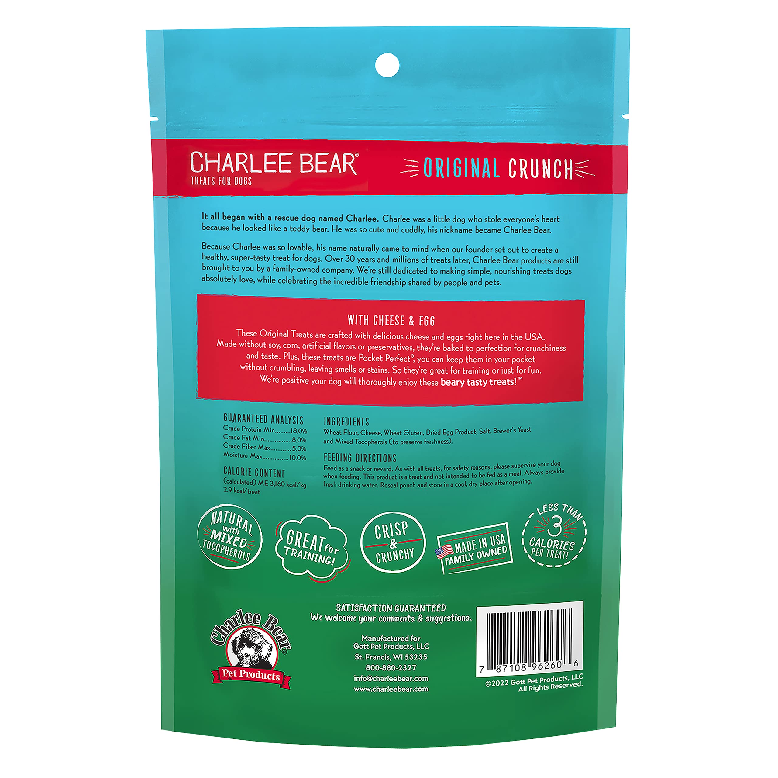 Charlee Bear Original Crunch Cheese & Egg four-flavors collection offers variety.