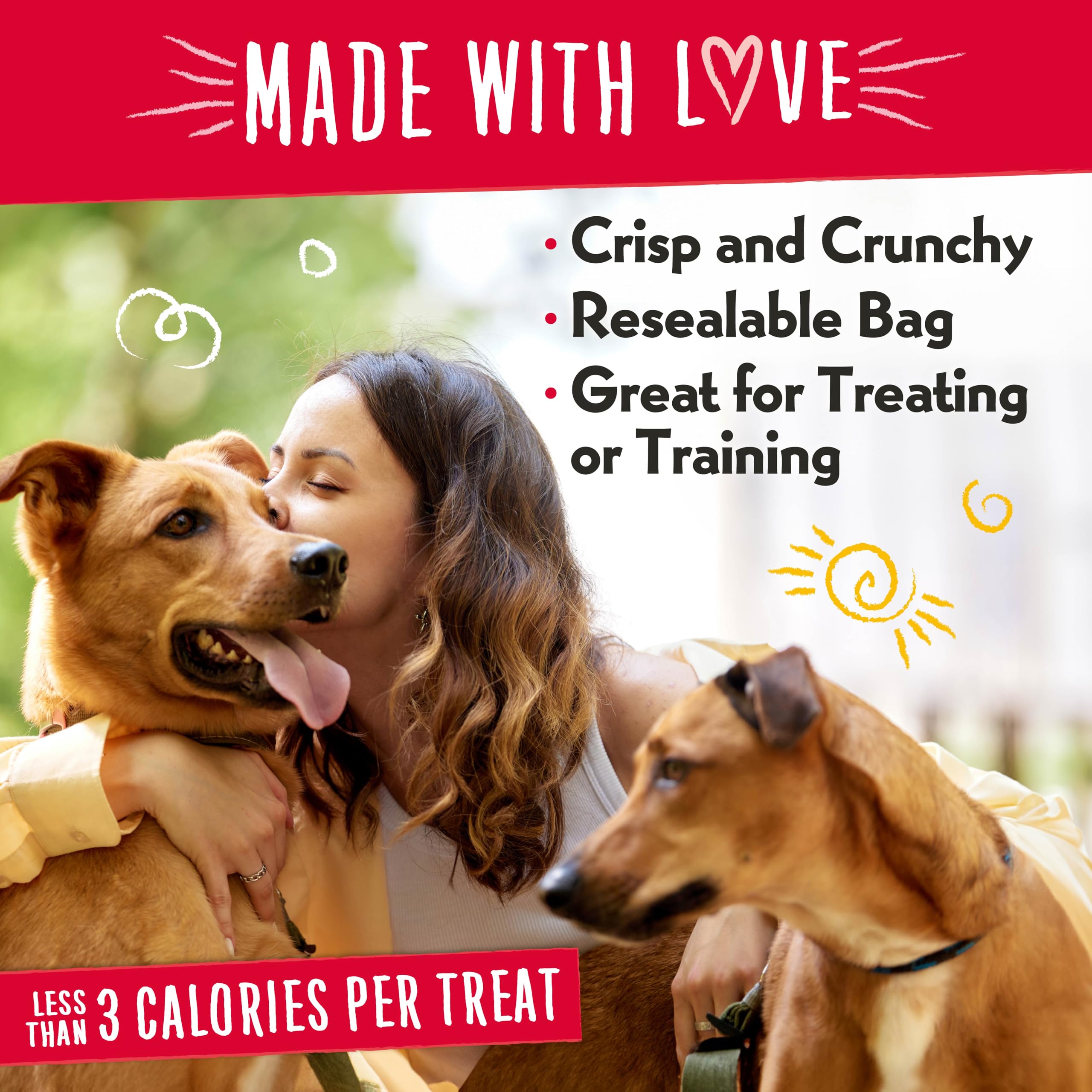 Charlee Bear three-flavor variety pack showcasing bacon blueberry, turkey and chicken options