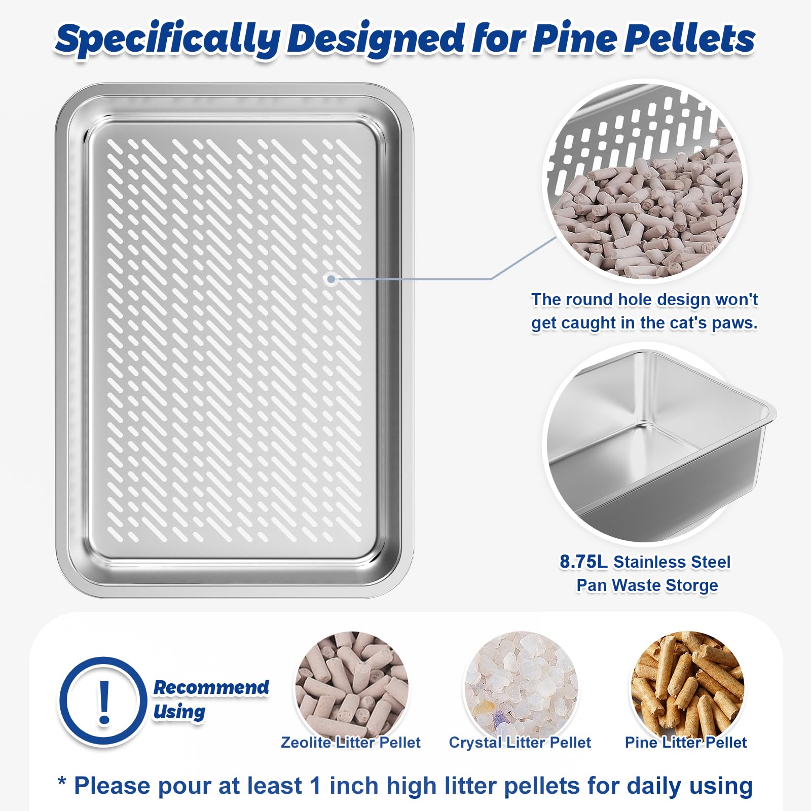 Charlie & Mollie odor-control zeolite pellets provide long-lasting freshness.