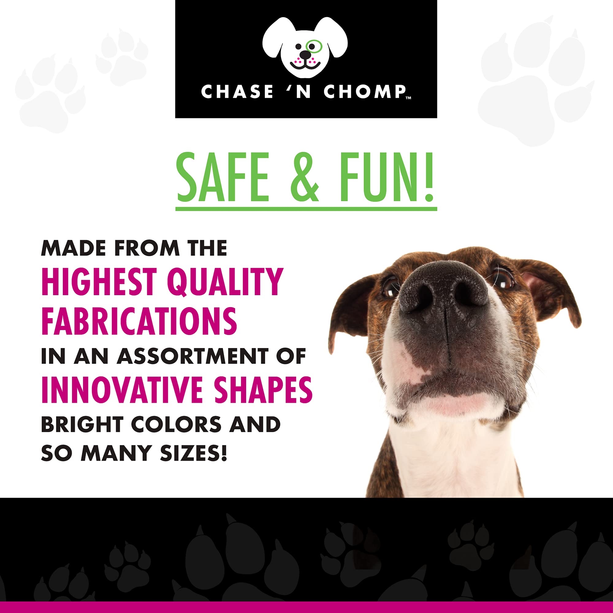 Chase 'n Chomp Field Disk Toy paw-friendly design suitable for medium and large dogs.