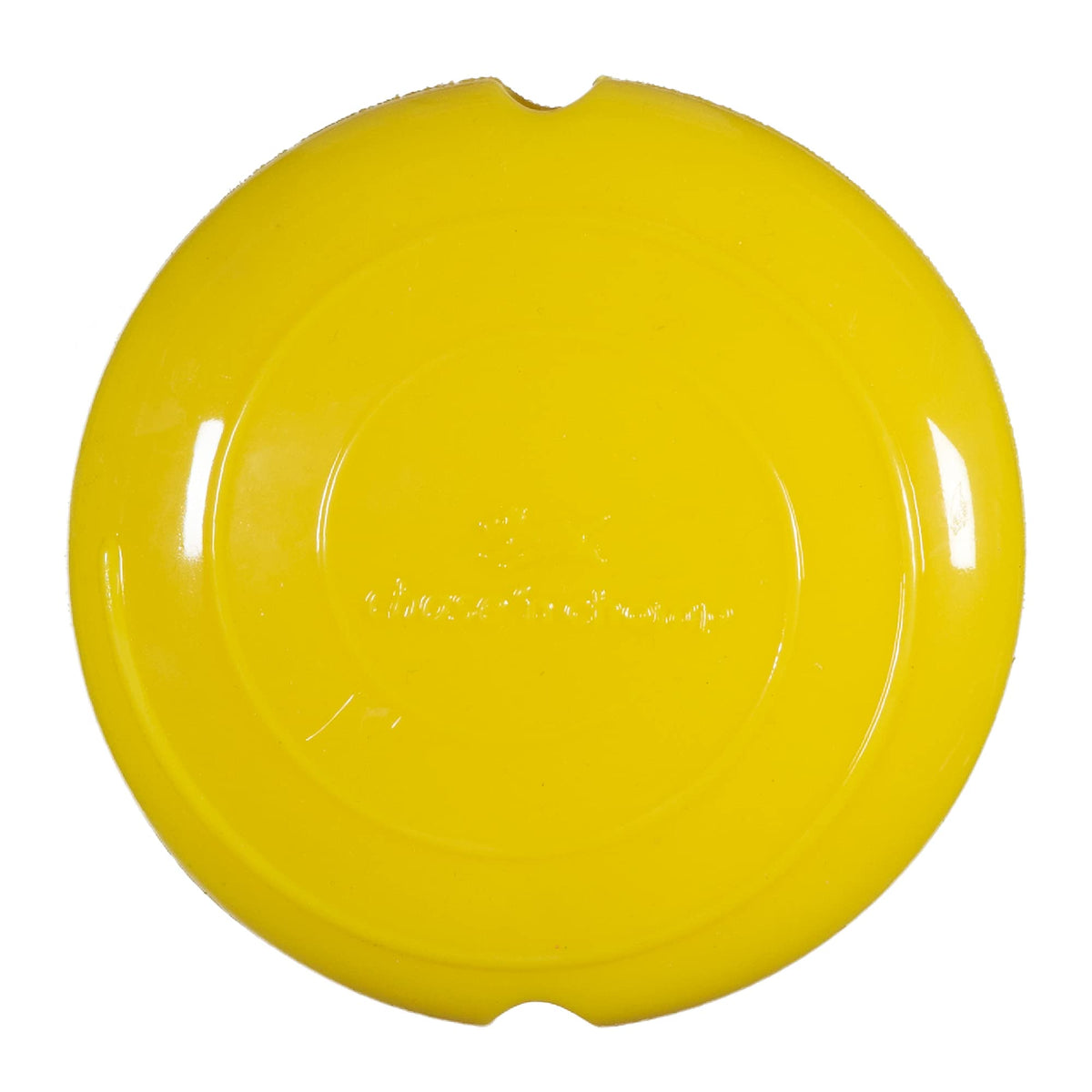 Chase 'n Chomp Field Disk Toy red front view shows a squeaky chew for interactive play.