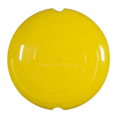 Chase 'n Chomp Field Disk Toy red front view shows a squeaky chew for interactive play.