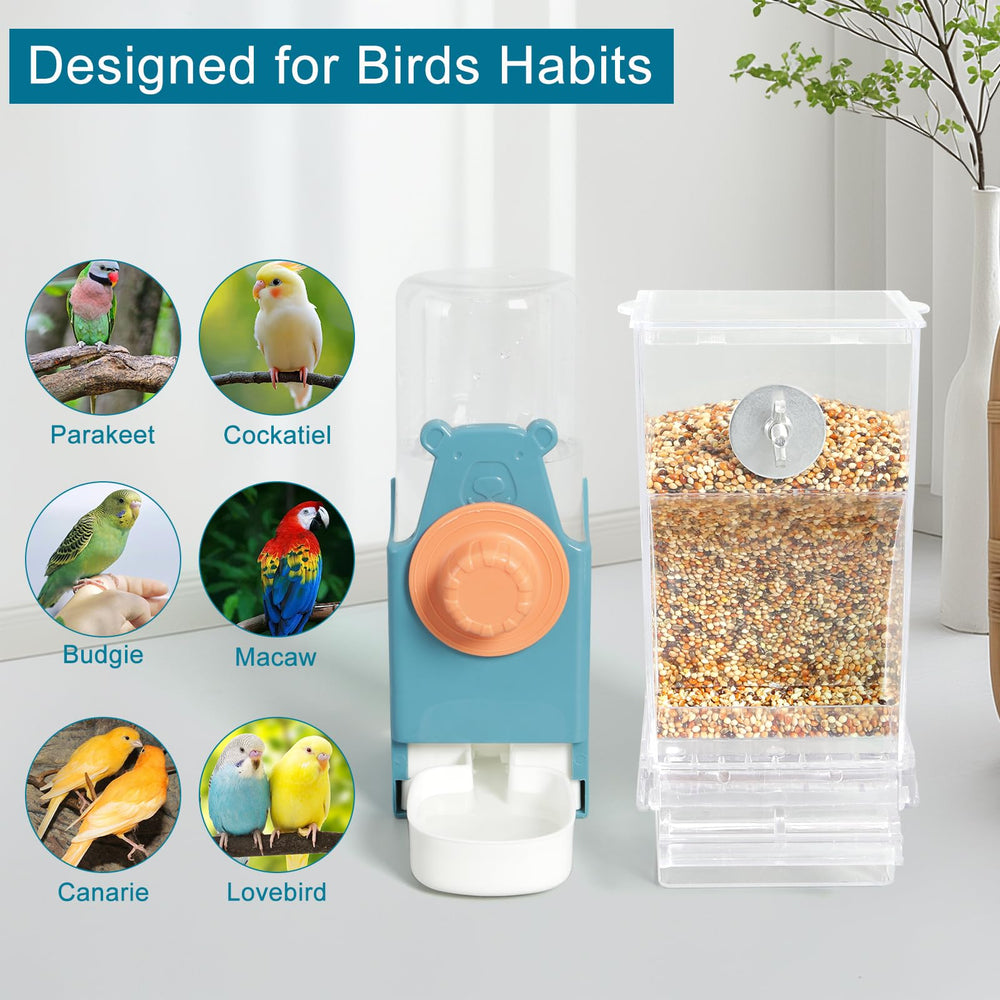 Chebet No Mess Feeder detachable bottom box simplifies thorough cleaning after use.