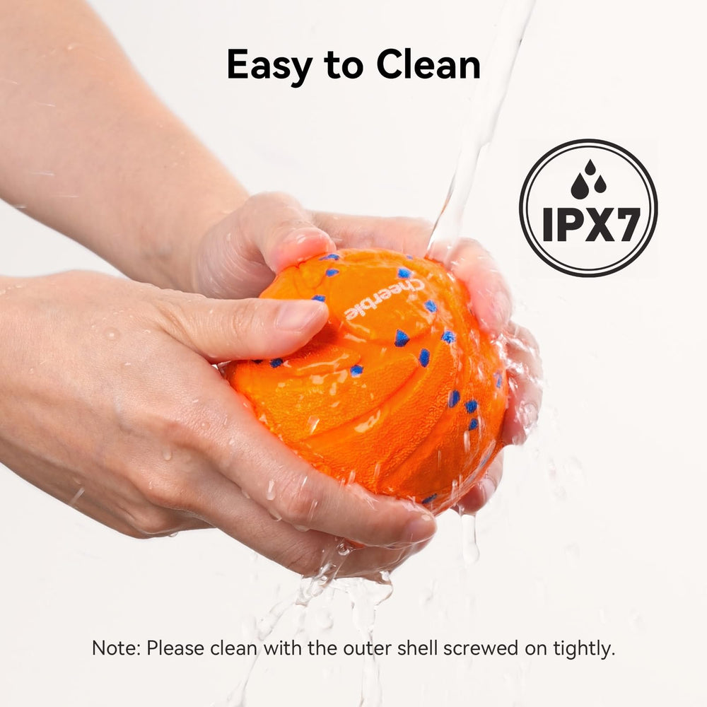 Cheerble Wicked Ball AIR dog interaction during play improves engagement and bonding.