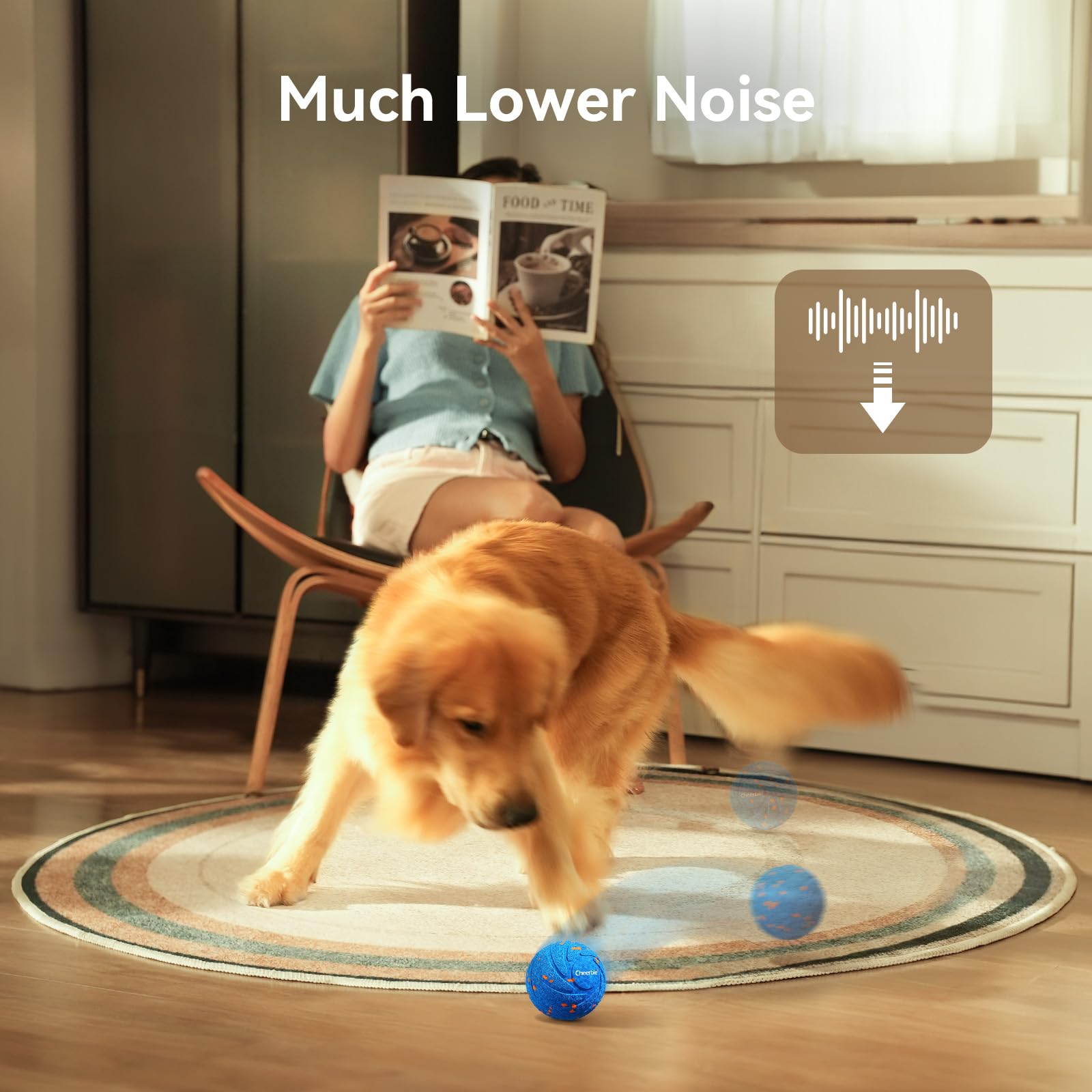 Cheerble Wicked Ball AIR promotes bonding through supervised play.