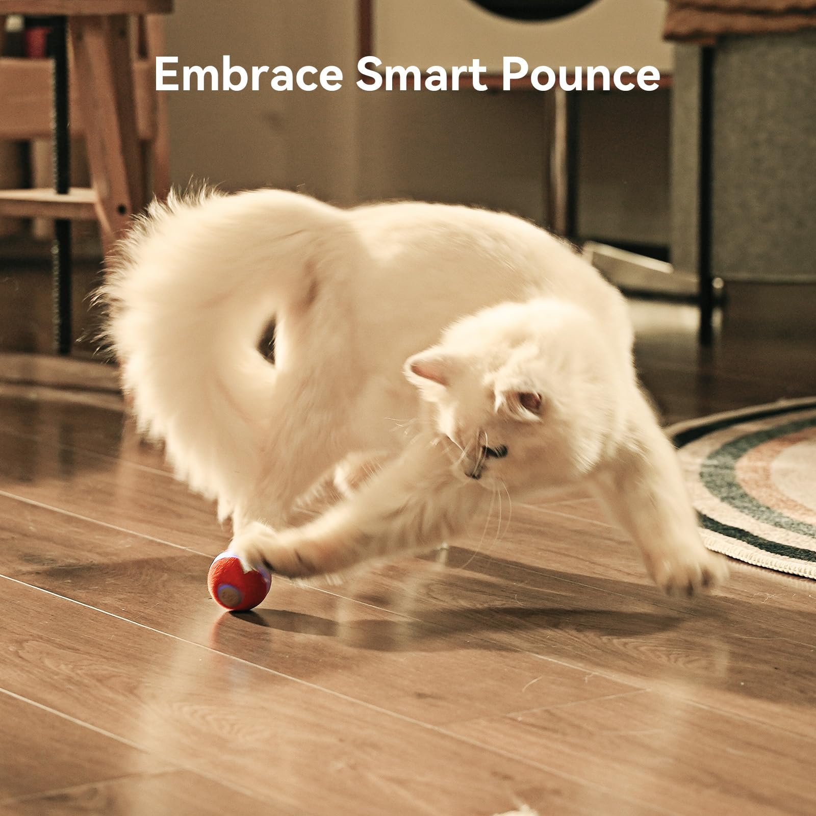 Cheerble Wicked Ball M3 auto-sleeps after play to extend battery life.