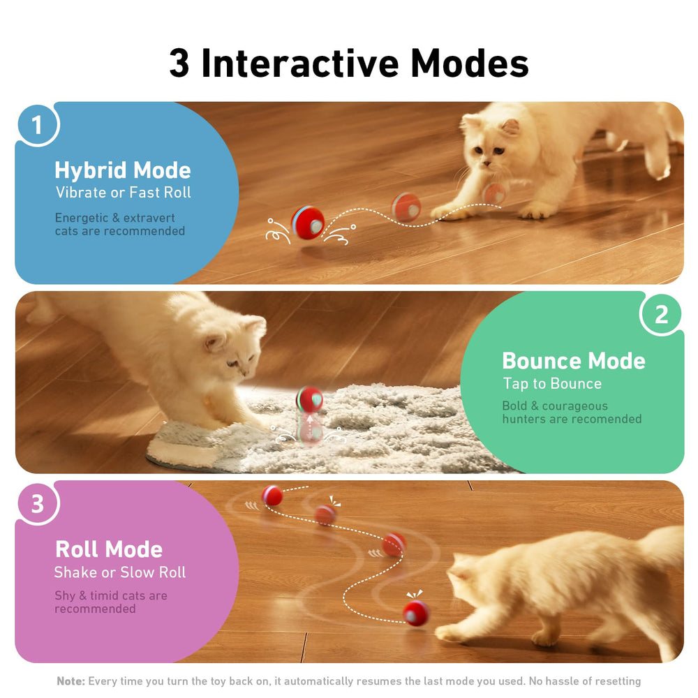 Cheerble Wicked Ball M3 glows and moves via motion sensors for engaging play.