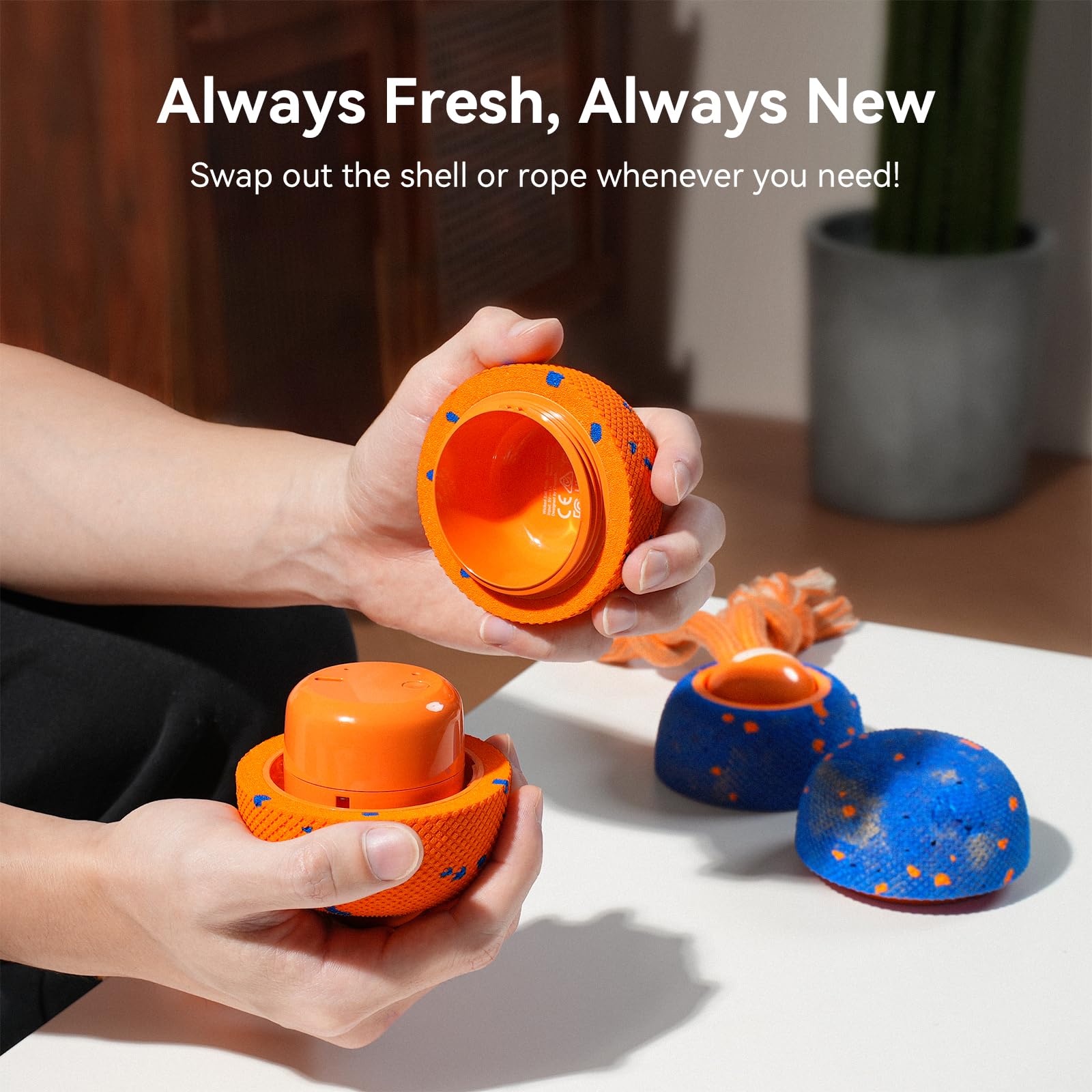 Cheerble Wicked Ball Rolly E-TPU core reduces noise for quieter indoor fun