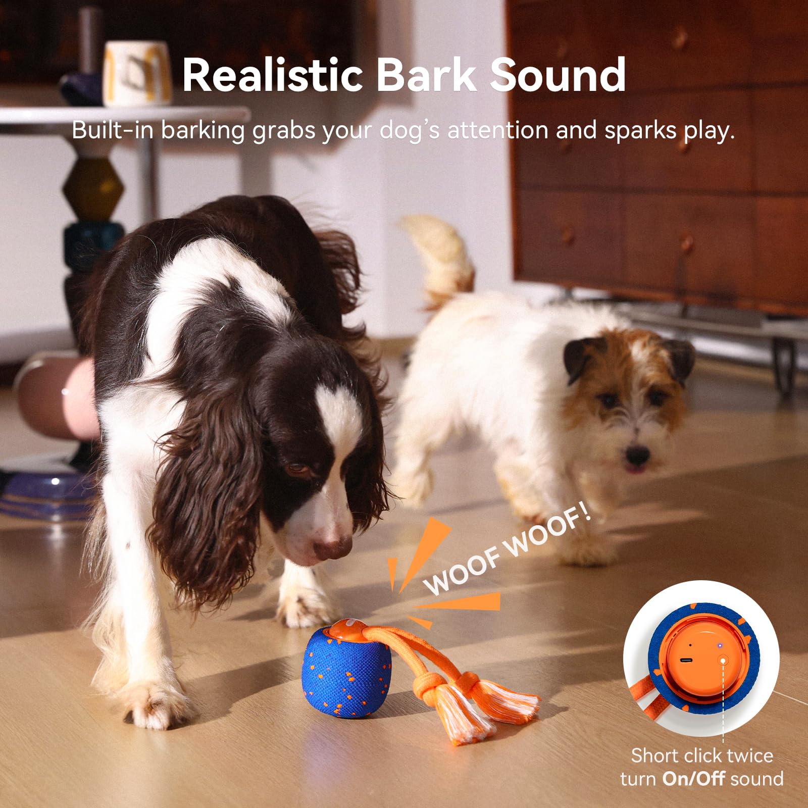 Cheerble Wicked Ball Rolly low-noise design enables peaceful indoor play.