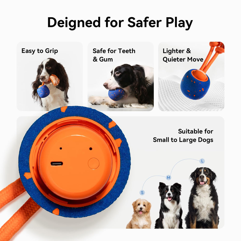 Cheerble Wicked Ball Rolly USB-C charging highlights fast recharge for focused play.