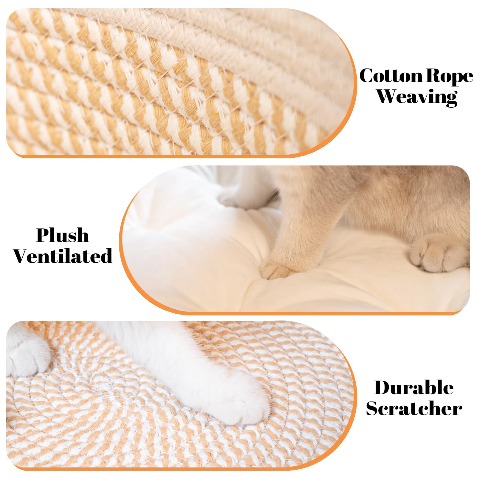 CHEERHOME PETS cushion high-density cotton feel offers soft, supportive comfort