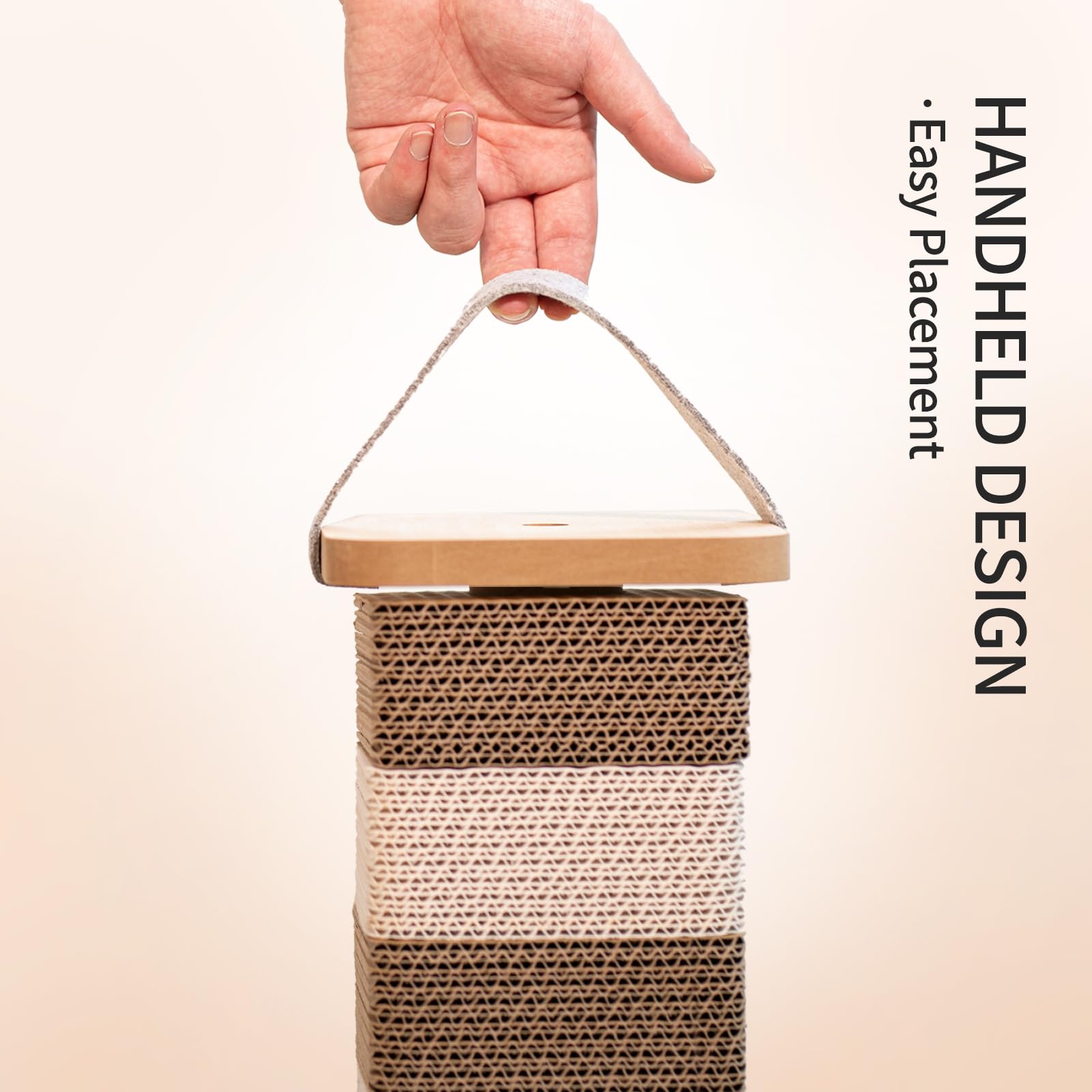 CHEERHOME PETS kitten-friendly shreddable texture encourages natural scratching behavior
