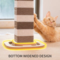 CHEERHOME PETS kiln-dried sustainable cardboard reduces mess and prolongs surface life