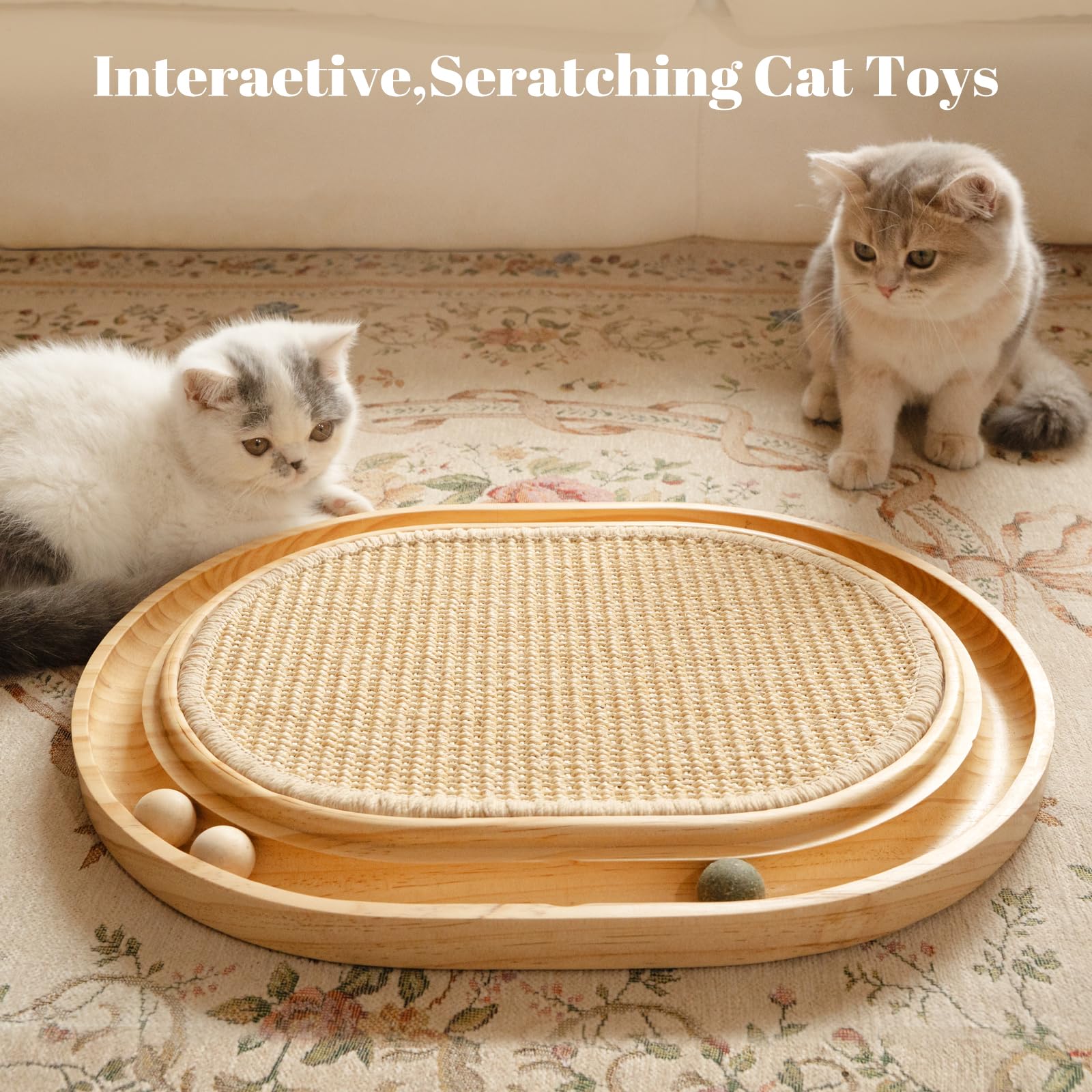 CHEERHOME PETS track with balls demonstrates curiosity-driven exercise.