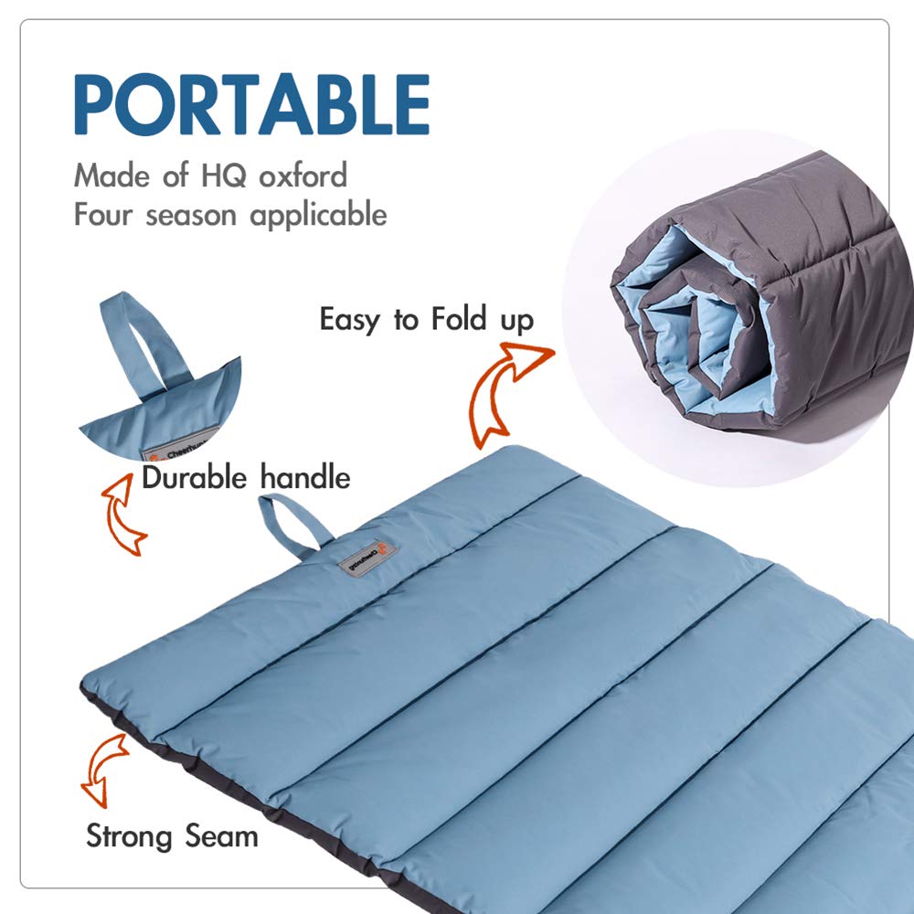 CHEERHUNTING Outdoor Dog Bed indoor crate mat provides cozy, scratch-resistant comfort
