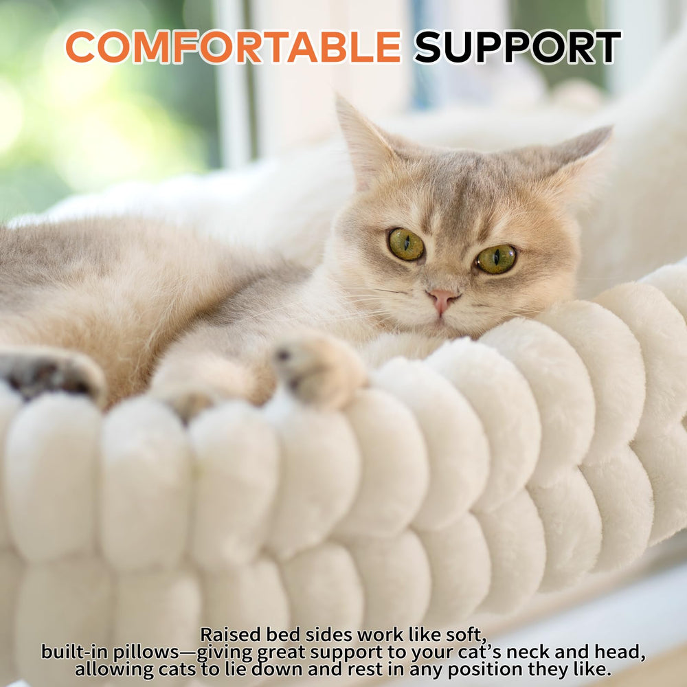 CHEERPALS cat window bed foldable demonstrates easy storage after play and naps