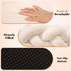 CHEERPALS weave cat bed machine-washable cushion for easy cleaning.