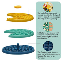 CHEWFFON slow-feeder maze encourages slower eating for calmer meals.