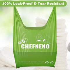 CHEFNENO bulk-pack-500-bags suits busy homes and pet waste pickup