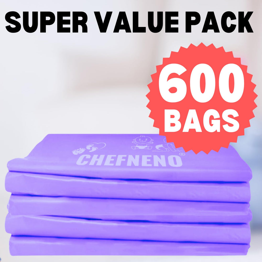 CHEFNENO multipurpose bags suitable for diapers and pet waste.