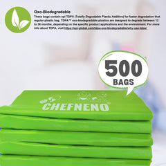 CHEFNENO epi-additive-bags accelerate decomposition in proper disposal environments