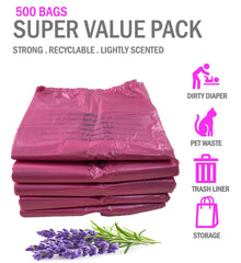 CHEFNENO multipurpose bulk pack diaper bags for diapers, pets, and light garbage.