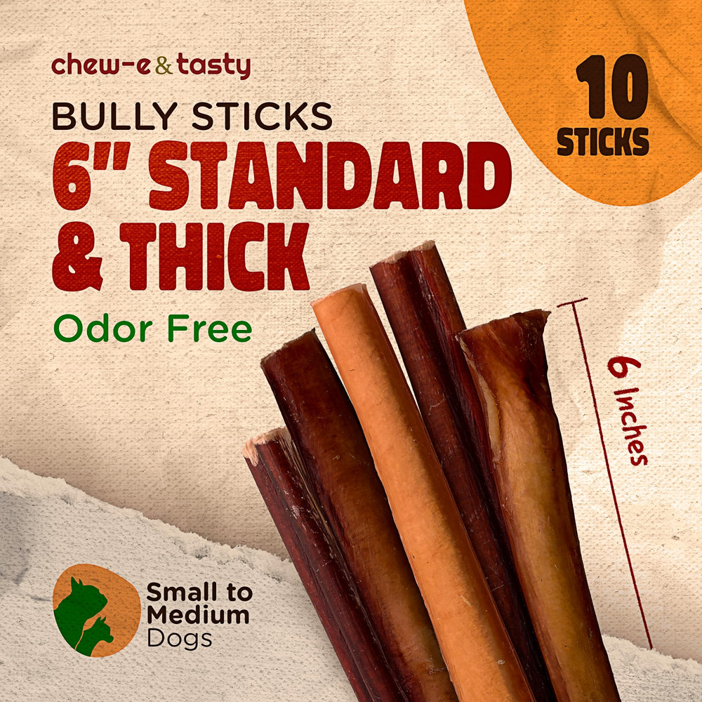 chew-eandtasty odor-free bully stick demonstrates a mess-free dog chew