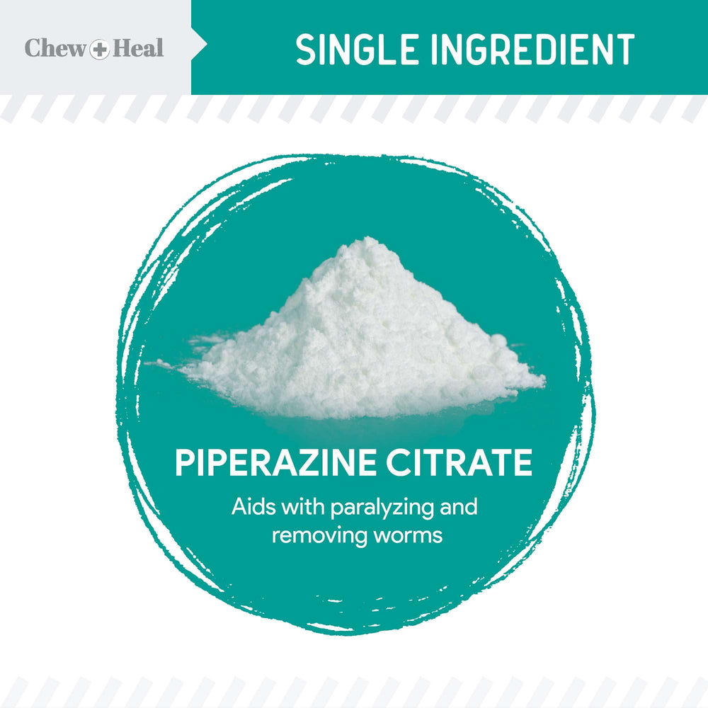 Chew + Heal Labs dewormer dosing syringe enables precise measurement