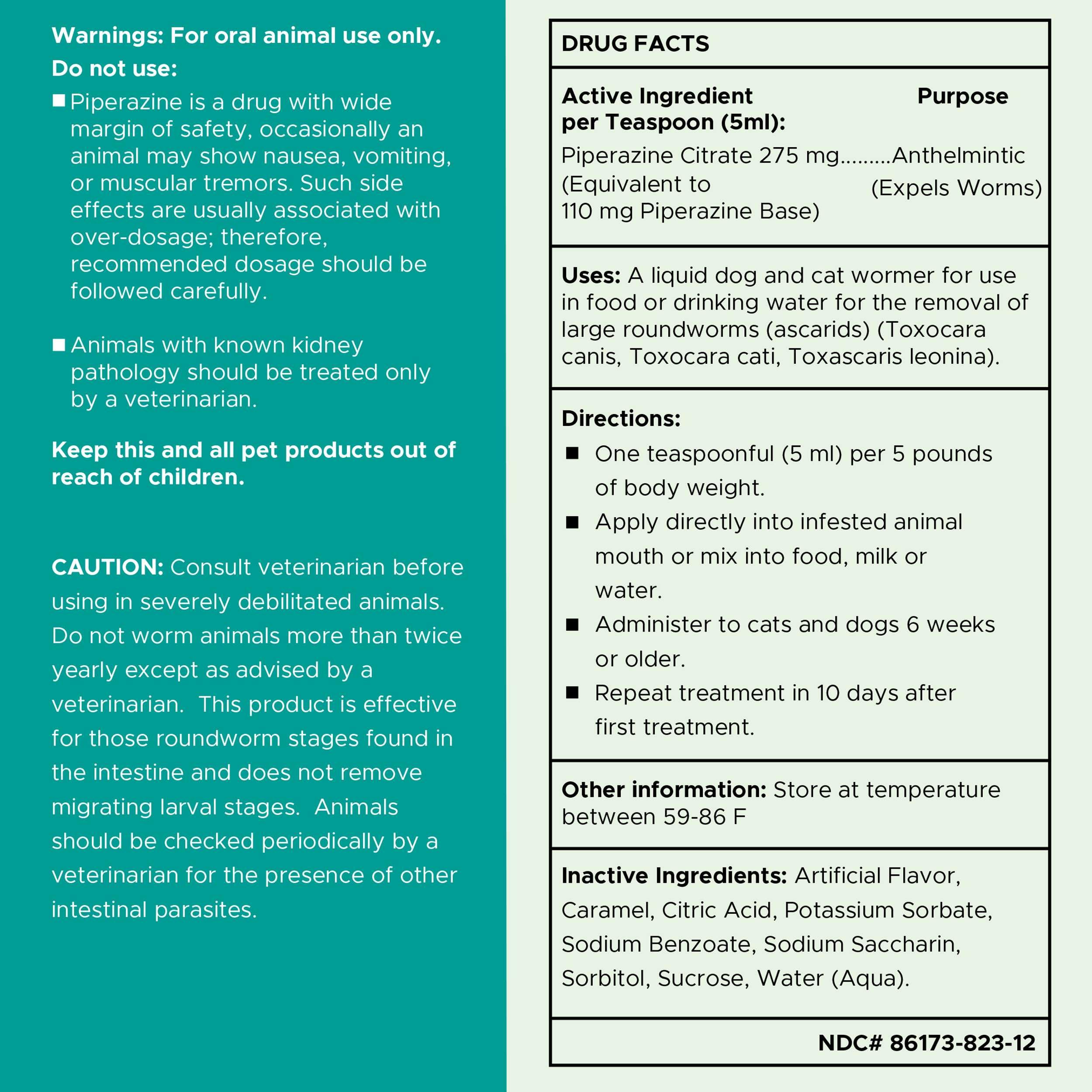 Chew + Heal Labs packaging image highlights dosage guidance on the label