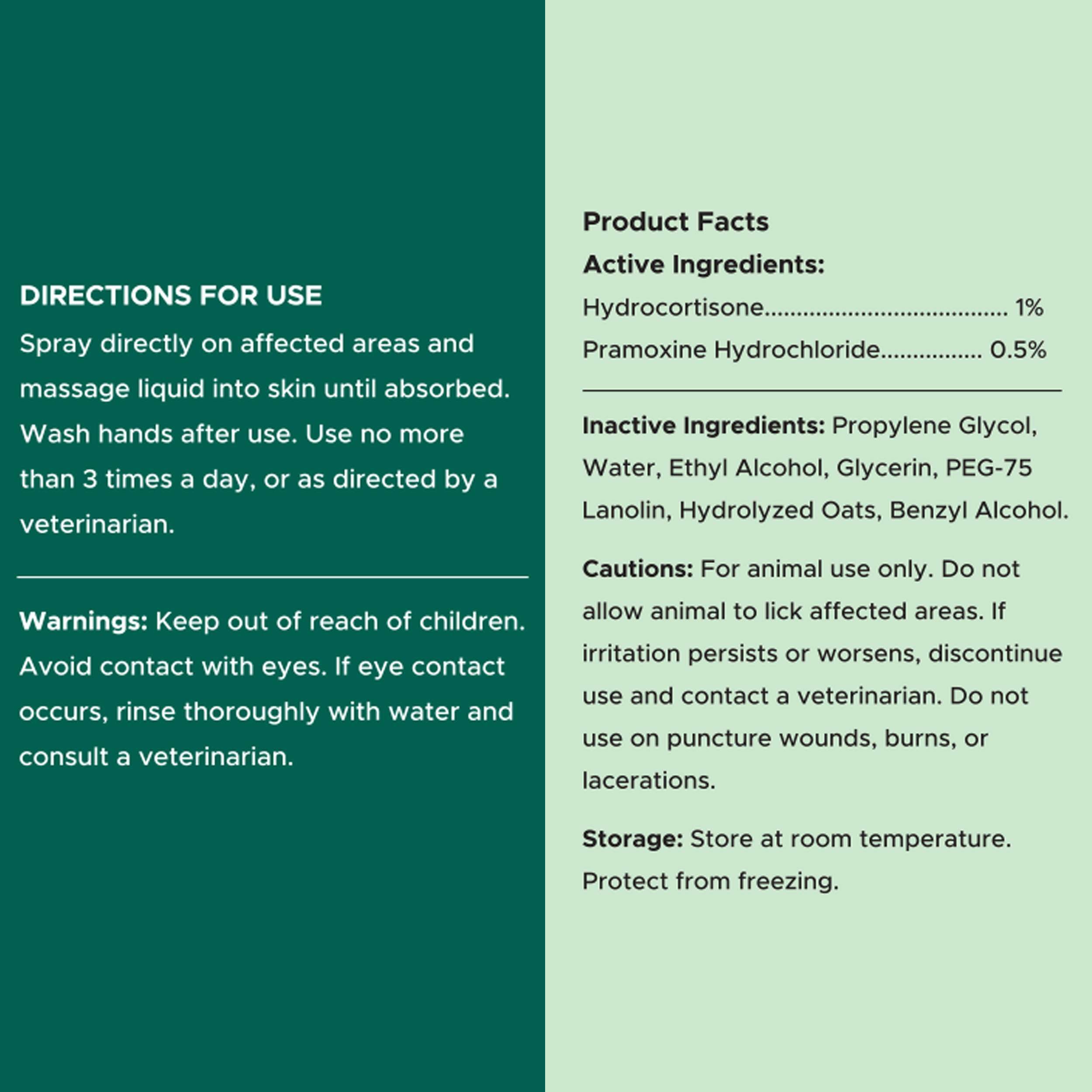 Chew + Heal Labs instrucciones de uso en la etiqueta