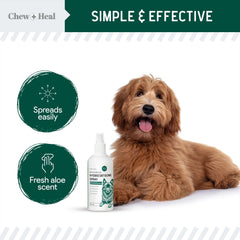 Chew + Heal Labs aplicación suave en la piel durante el masaje