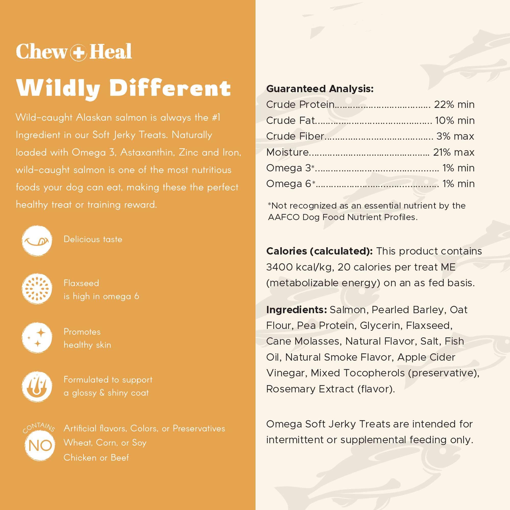 Chew + Heal Labs soft-dog-treat training-use image for training rewards