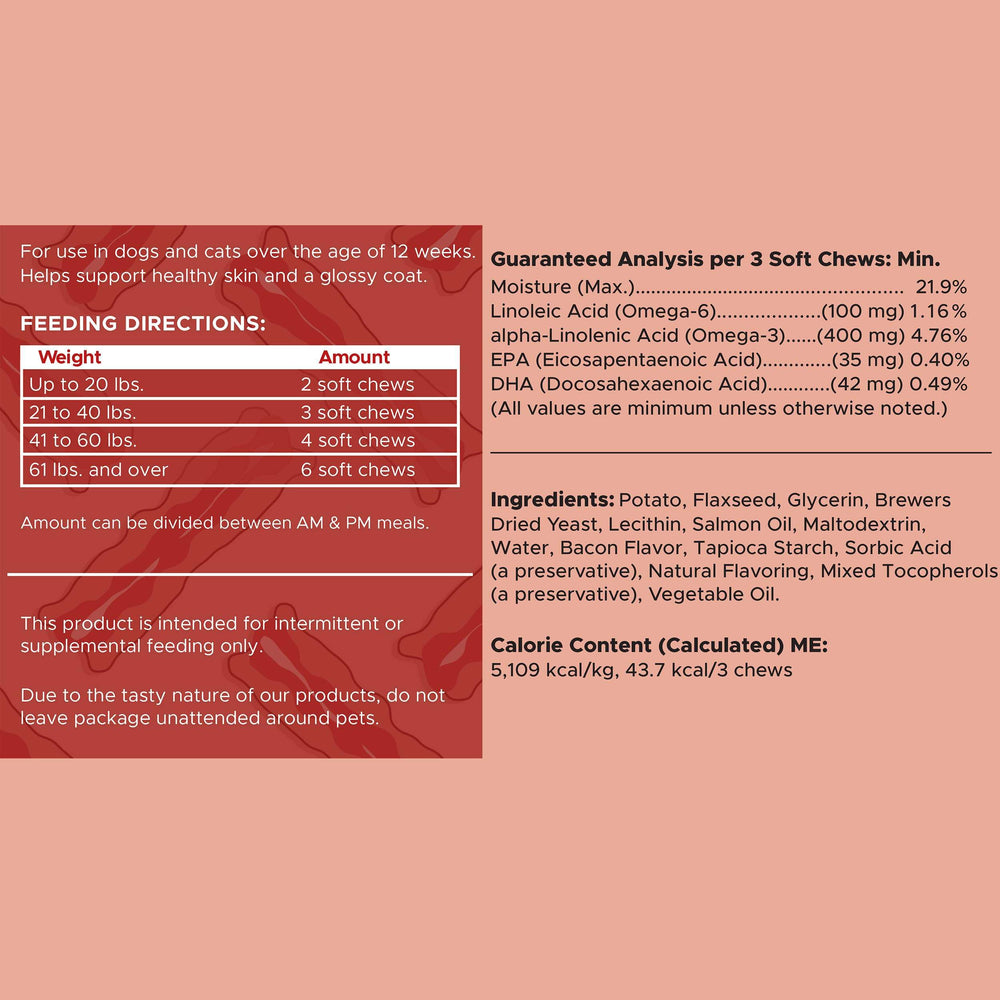 Chew + Heal Labs two-pack 180-count box offers convenient, cost-effective dosing.
