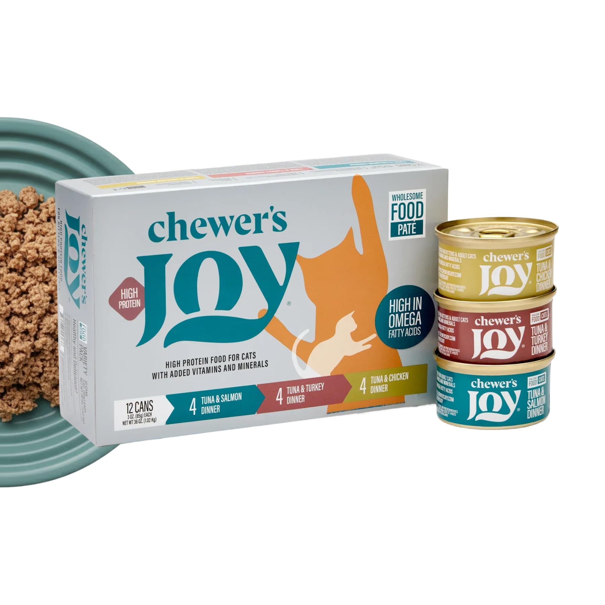 Chewer's Joy tuna-salmon can—protein-rich pate for satisfying meals