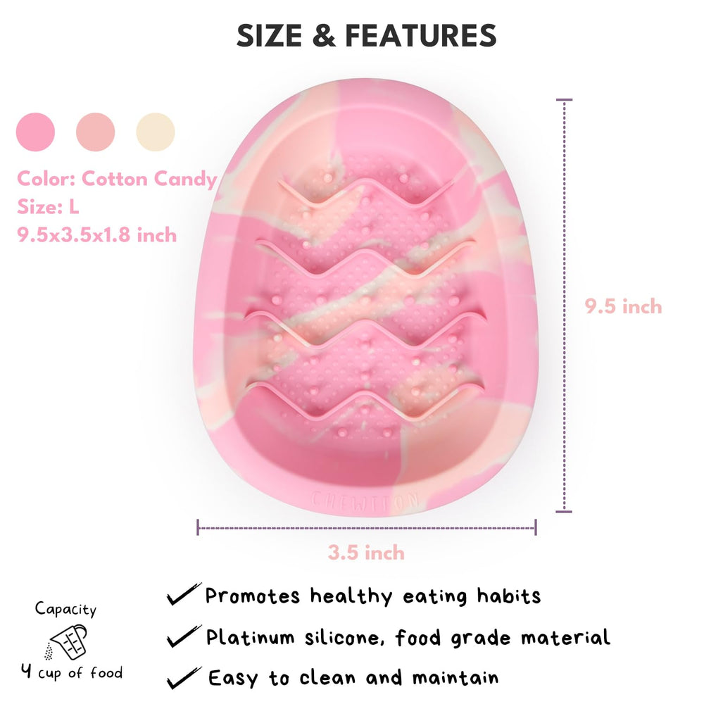 CHEWFFON non-slip suction base keeps bowl steady during meals