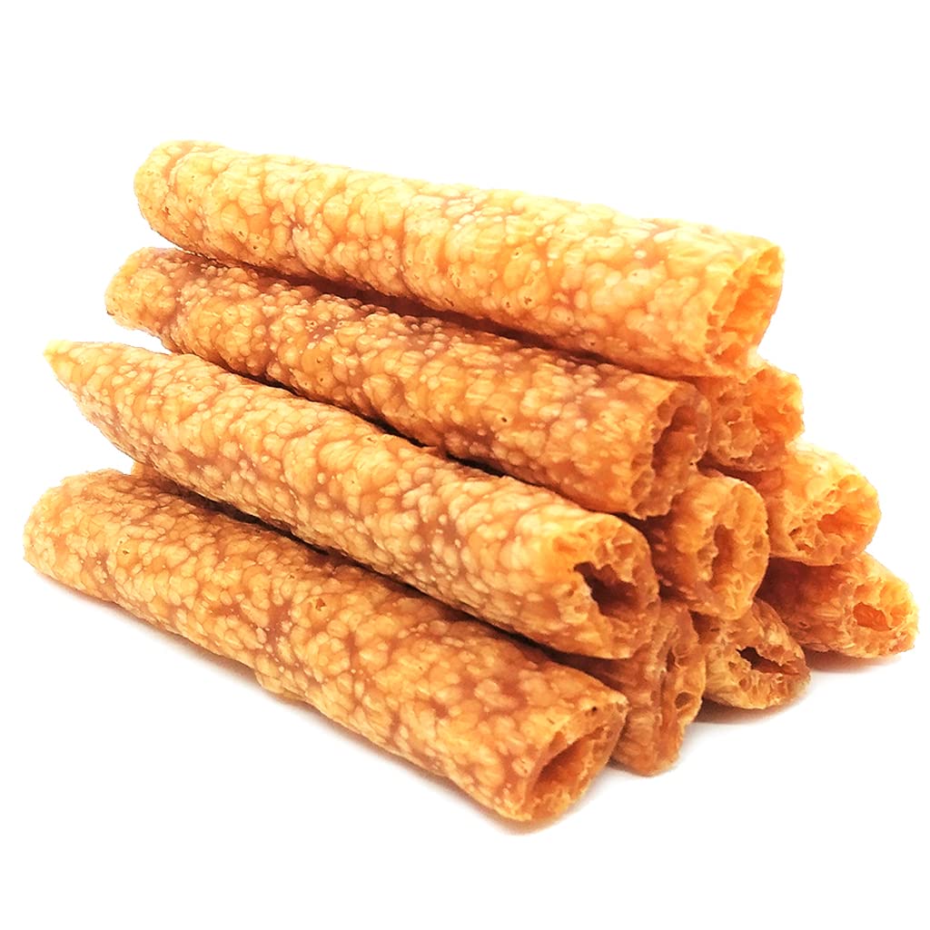 ChewRuffic Chicken Dog Chew Stick Pack Open for training rewards and protein boost